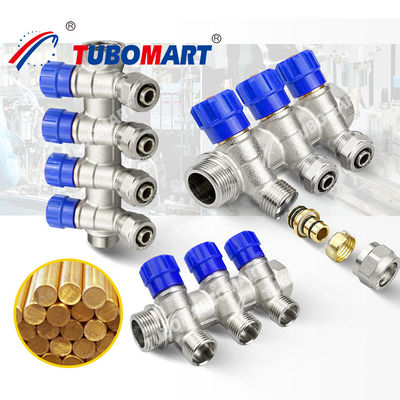 2 - 12 매출장 Brass Pex Manifold Pex manifold system For Home Improvement 소금 펙스 만포드 시스템