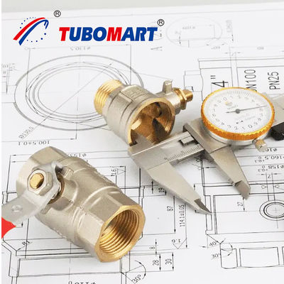 OEM Npt 1/2 인치 Cw617n 구리 가스 볼 밸브를 위해 요리기 가스 파이프 시스템과 Pex Al Pex 16