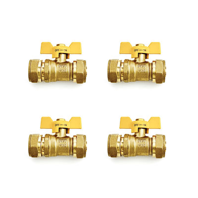 제조사 16-32mm Pex Brass 압축 부착 동일 직선 가스 배관용 Pex Al Pex 부착 OEM