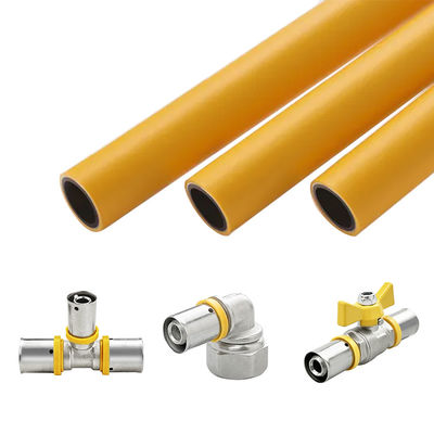 2-3MM 벽 PEX AL PEX 파이프 경화 저항 및 연결에 쉽게 밀어