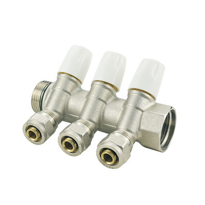 OEM 2-6way Pex Manifold With Brass Fittings 맞춤형 색상 마무리 맞춤형 색상 맞춤형 크기