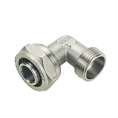 OEM PEX AL PEX 다층 가스 파이프 핏링 노란색 동일 청동 압축 팔꿈치 모든 크기의 웰드 연결 헤드 모델