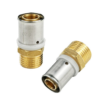 PEX 파이프링 브래스 부트 웨일드 파이프 프레스 피팅 TH 타입 20mm 32mm 40mm 프레스 펌핑 피팅