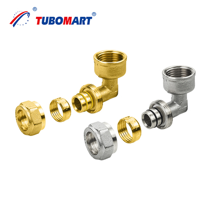16-32mm 부식 방지 황동 압축 피팅 맞춤형 배관/가스 공기 HVAC 시스템용 헤비 듀티 황동 파이프 피팅
