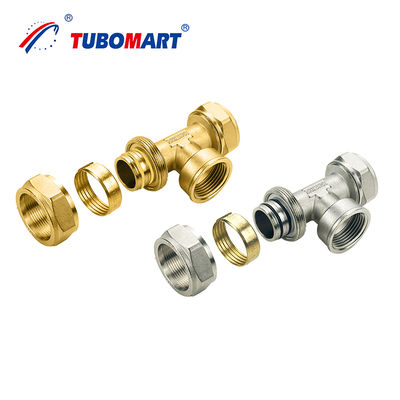 가스 시스템 최적 성능 고내구성 맞춤형 사이즈 Pex Al Pex 압축 피팅