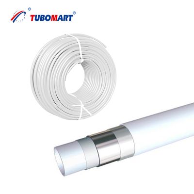 TUBOMART OEM 12-32mm PEX-AL-PEX Multilayer Pipe ISO17484/21003 Overlap/Butt Welded Composite Pipe Gas or Water Supply