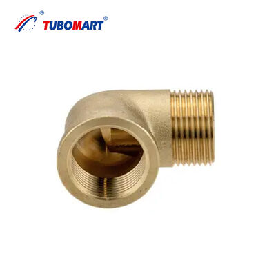 TUBOMART OEM 경쟁력 있는 가격 1/2 암형 균등 티 황동 파이프 피팅 (수도 배관 시스템용)
